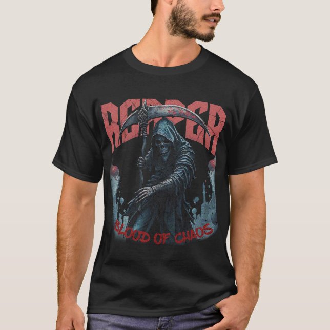 T-shirt Grim Reaper VINTAGE (Devant)
