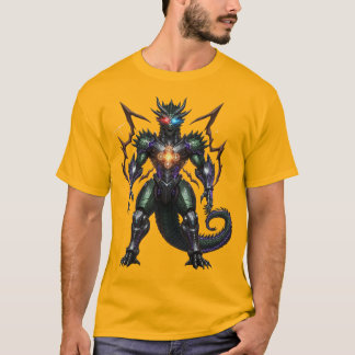 T-shirt Grim Tech Dragon : Votre Arête Cybernétique.