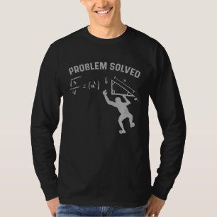 T-shirt Grimpeur de blocs Problème résolu Escalade