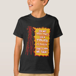 T-shirt Grimpeur de tour Autocollant de grimpeur industrie