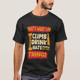 T-shirt Grimpeur de tours Monteur industriel