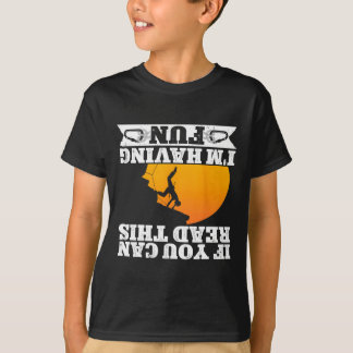 T-shirt Grimpeur d'escalade en montagne Bouldering si vous