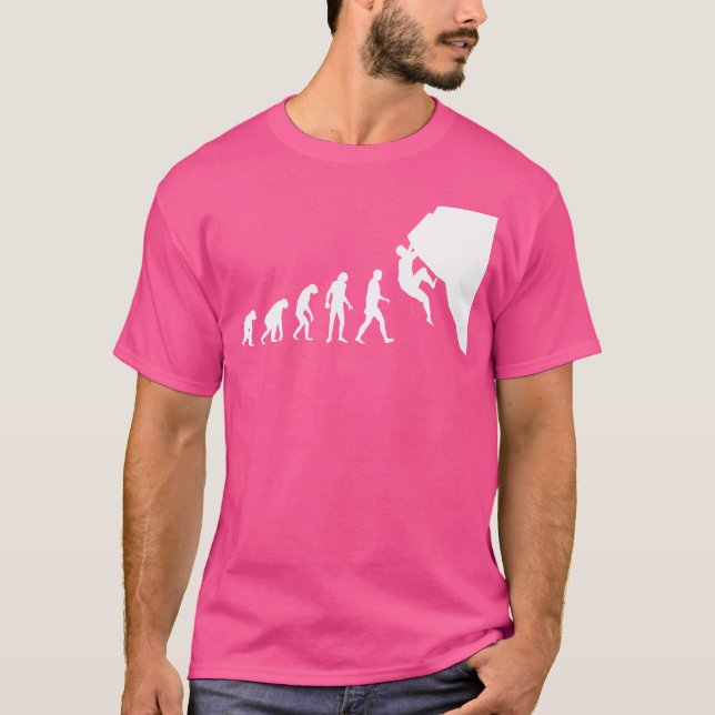 T-shirt Grimpeur d'évolution Escalade (Devant)