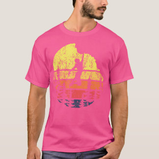 T-shirt Grimpper de Sunset Retro - Boulderer Bouldering C