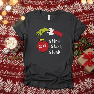 T-shirt Grinch Ça pue Ça schlingue Ça croupit