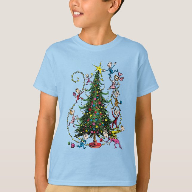 T-shirt Grinch classique | Arbre de Noël (Devant)