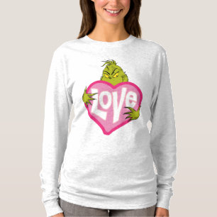 T-shirt Grinch Cœur Rose Amour