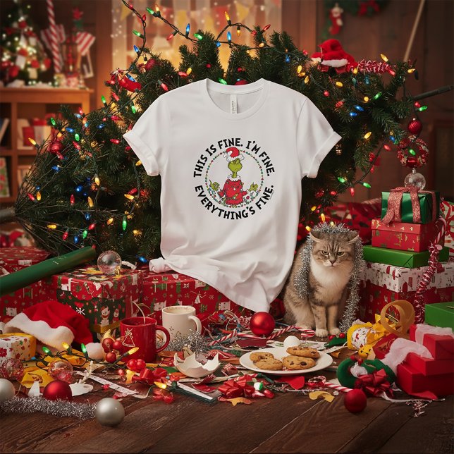 T-shirt Grinch | Everything's Fine (Créateur téléchargé)