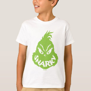 T-shirt Grinch   Face de grincement