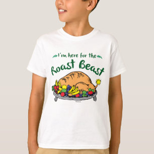 T-shirt Grinch Je suis là pour le Bête Rôtie