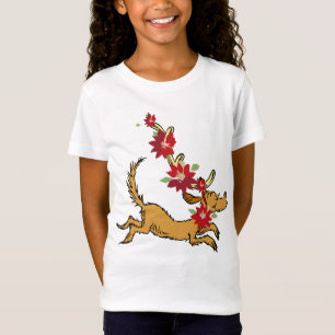 T-Shirt Grinch Max Poinsettia de Noël