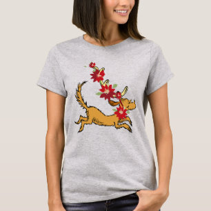 T-shirt Grinch Max Pointsettia de Noël