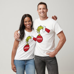 T-shirt Grinch Nom personnalisé
