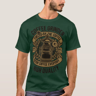 T-shirt Grinder café haute qualité