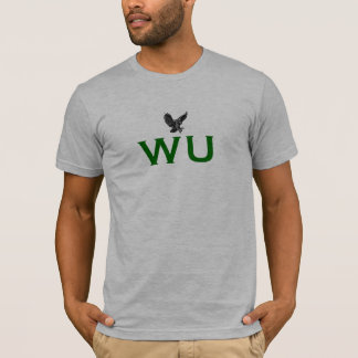 T-shirt Gris de la pièce en t des hommes de WU