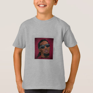 T-shirt gris décalé pour garçons et adolescents