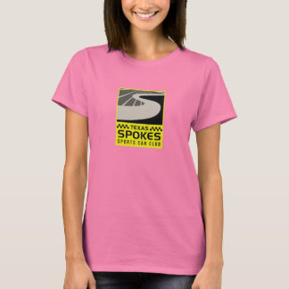 T-shirt gris du logo de Spokes : Femmes