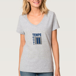 T-shirt gris femme TEMPE TRAVEL ARIZONA