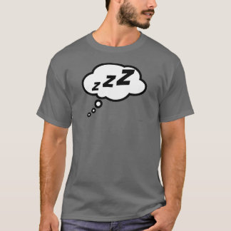 T-shirt gris-foncé de ballon de zZZ…