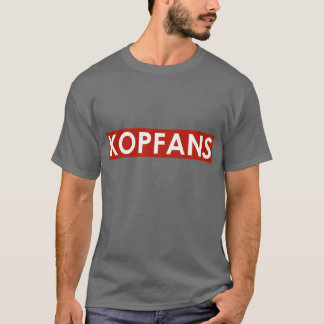 T-shirt gris-foncé de Kopfans