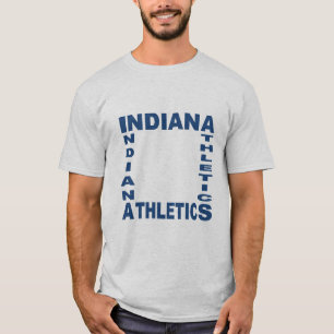 T - Shirt gris homme INDIANA ATHLETICS