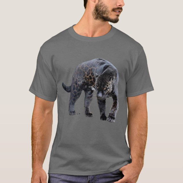 T-shirt gris homme Jaguar Diablo (Devant)