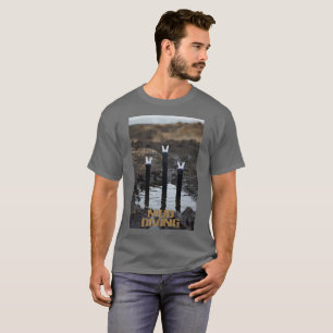 T-shirt gris homme Mud Diving
