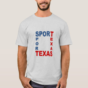T-shirt gris homme SPORT TEXAS
