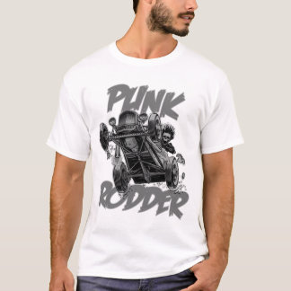 T-shirt Gris punk de Rodder