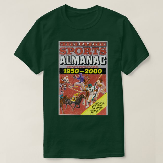 T-shirt Gris Sports Almanac (Design devant)