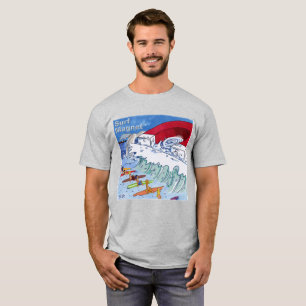 T-shirt gris Surf Magnet homme