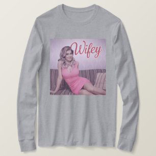 T-shirt Gris Wifey