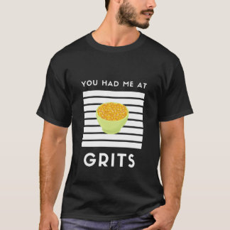 T-shirt Grits Cute Nourriture Amoureux Cadeau Pour Les Fod