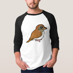 T-shirt Grive en bois de Birdorable