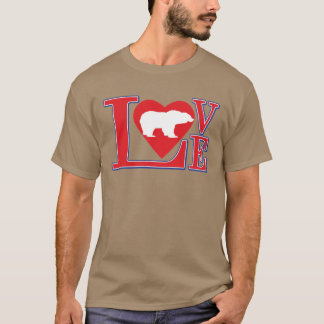 T-shirt Grizzly Bear Love