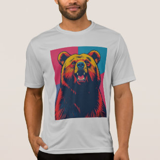 T-shirt Grizzly Bear Pop Art