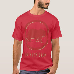 T-shirt Grizzly Oear Lover Vintage Retro Style animal