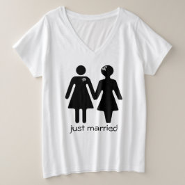 T-shirt GRLZ - juste marié