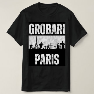 T-shirt Grobari Paris Tour Eiffel et Cimetière 