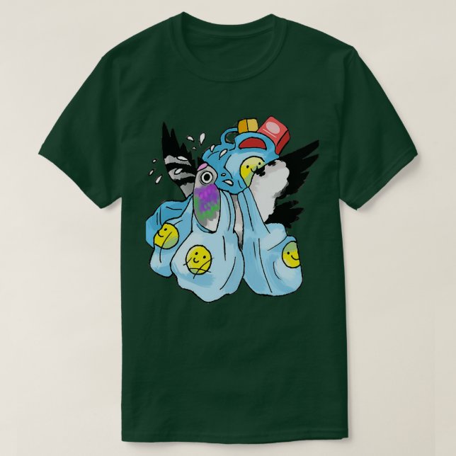 T-shirt Grocery Pigeon (Design devant)