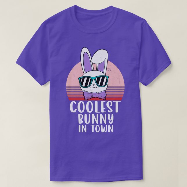T-shirt Grognon le plus frais en ville lunettes de soleil  (Design devant)