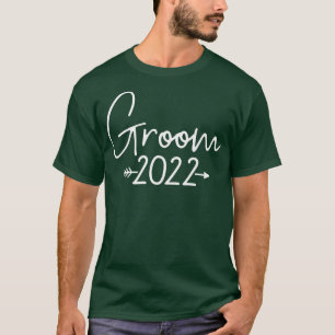 T-shirt Groom 2022 pour le mariage ou l'enterrement de vie