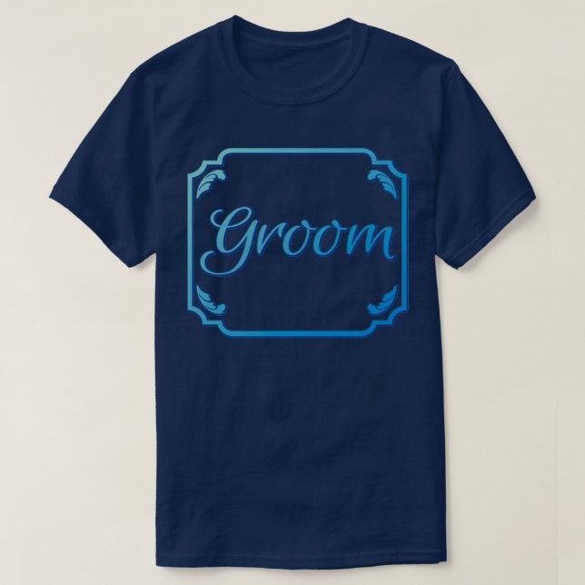 T-shirt Groom Bachelor Party Cadeau Cool mariage fête cade (Design devant)
