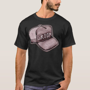 T-shirt Groom Hat Cute Engagement Wedding Bachelor Party M