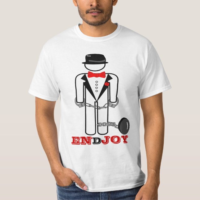 T-shirt GROOM, JEU SUR PARTIE, mariage, MODIFIER LE TEXTE (Devant)