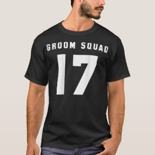 T-shirt Groom Squad 2017 Jersey Groomsmen 