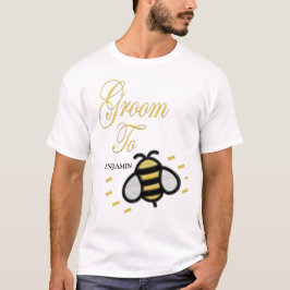 T-shirt Groom To Be Bachelor Party Personnaliser