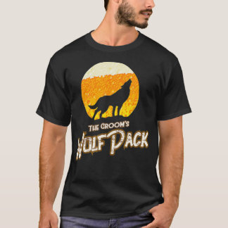 T-shirt Groom Wolf Pack