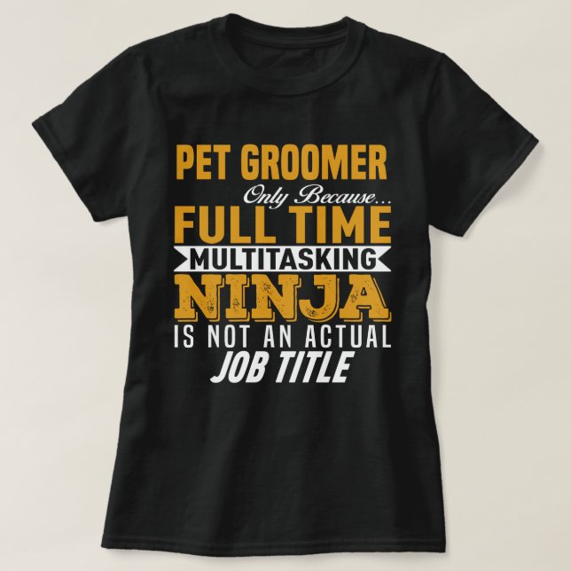 T-shirt Groomer (Design devant)