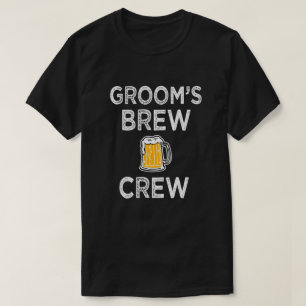 T-shirt Groom's Brew Crew Homs Groomsman Party